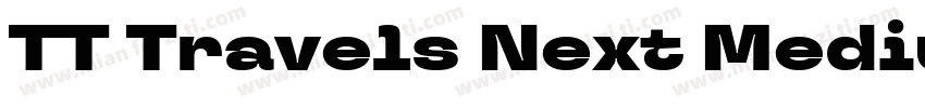 TT Travels Next Medium字体转换